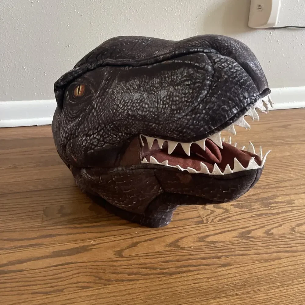 Jurassic World T Rex Full Head Mask DanDee Big Greeter Head Halloween Dinosaur